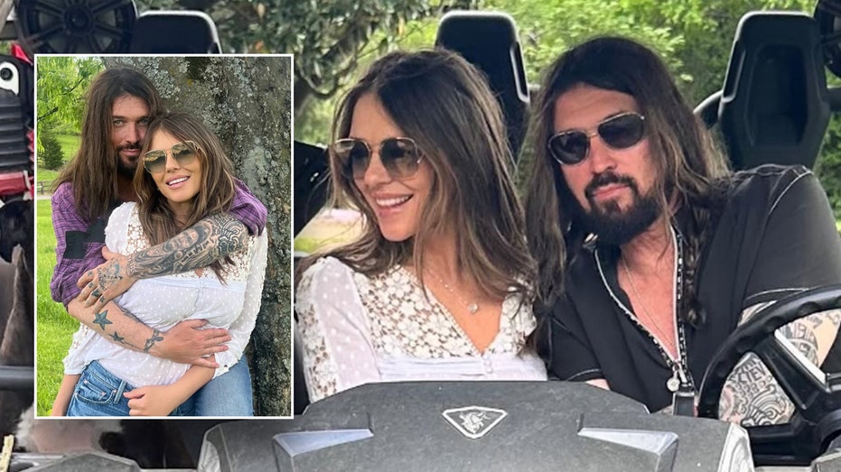 Elizabeth Hurley embraces country life with Billy Ray Cyrus in new romantic snaps FOX8
